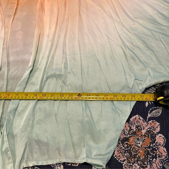 Pippa Kimono Women's Large Neon Orange‎ Lime Ombre - Picture 15 of 16